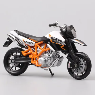 1/18 Scale Bburago KTM 990 Supermoto R Bike Duke Diecast Toy Motorbike Model Kid • $13.80