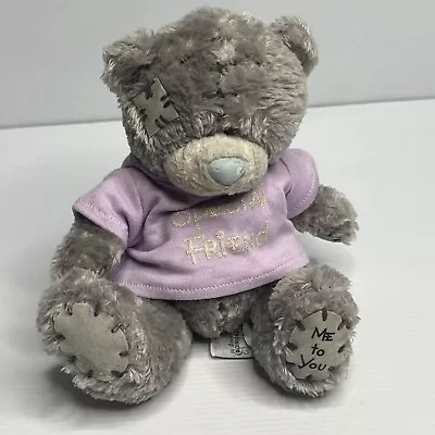 Me To You Tatty Teddy Blue Nose Grey Bear Special Friend Soft Plush Toy 12CM • $8.16