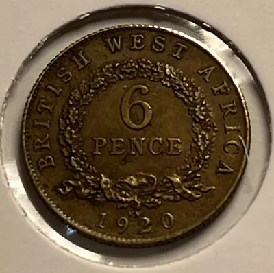 £25 • Buy 1920 KN British West Africa 6 Pence (sixpence)