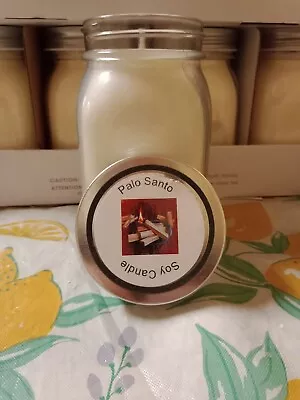 Palo Santo  | Strong Scented | Soy Candle | 16 Oz. Jar | Homemade • $16.99