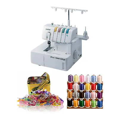 Brother 2340CV Cover Stitch Serger Sewing Machine With Sewing Clips Bundle • $534.95