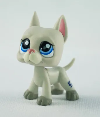 £10.99 • Buy Littlest Pet Shop Rare Blue Eyes Great Dane Dog Kids Toys LPS #1688 Animals
