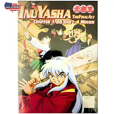 Inuyasha The Final Act 4 Movie Complete TV Series Anime DVD - English Dubbed • $34.90