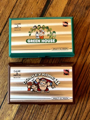 $350 • Buy Nintendo Game & Watch: Donkey Kong II And Green House (2 Games For Sale)
