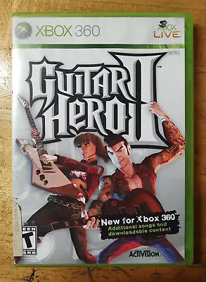 Guitar Hero II (2) (Xbox 360 2007) - CIB - Acceptable Used - Tested - READ • $13.99