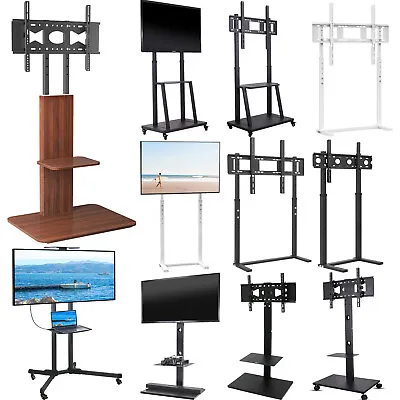 £62.93 • Buy Floor TV Stand With Height Adjustable Mount Bracket For 32 -100  Sumsang Sony