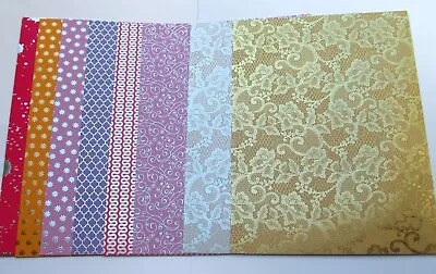 Hunkydory Female Lace Floral Etc Foiled Adorable Card Stock H X8 A4 • £3.59