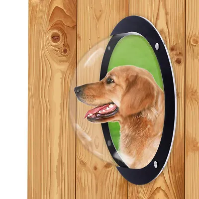 $26.63 • Buy 9.5  Pet Clear Bubble Window For Dogs Cat Acrylic Dome Fence Transparent