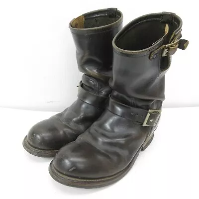Red Wing #15 2268 PT91 Engineer Boots Vintage Brown Core Leather Made In • $551.96
