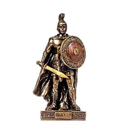 Ares Mars God Of War Zeus Son Miniature Cold Cast Bronze Statue 3.54  • $46.90