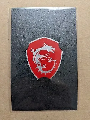 New MSI True Gaming Red Dragon Shield Logo Sticker Case Decal Badge • $4.75