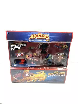 New Akedo Ultimate Arcade Warriors Starter Pack Mini Battling Action Figures NIB • $19.95