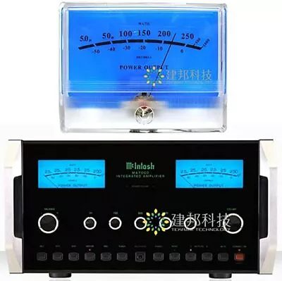 VU Meter DB Level Header Audio Power Amplifier Indicator Meter DB Table Blue • $22.27