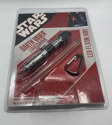 Star Wars Darth Vader Lightsaber Led Flashlight 2007 Master Replicas New • $22.99