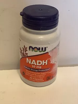 NOW NADH  10 Mg Neurotransmitter Support 200 Mg D-Ribose Exp 1/26 • $28.40