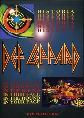 Def Leppard - Historia In The Round In Your Face New Dvd • $57.99