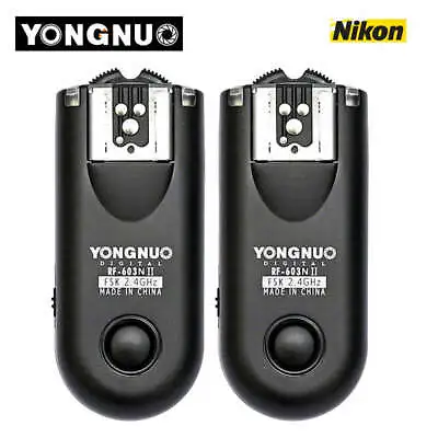 YONGNUO RF-603N II/N3 2.4G Wireless Flash Trigger For Nikon Cameras • £39.59
