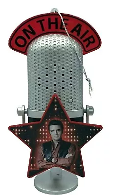 Elvis Presley Used On The Air Musical Hound Dog Microphone Ornament  • $15