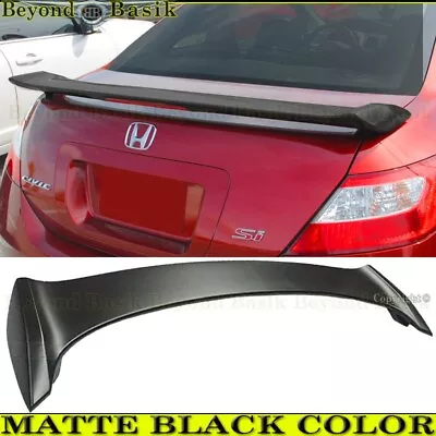 2006-08 2009 2010 2011 Honda Civic Si 2Dr Factory Style Spoiler Wing MATTE BLACK • $86.99