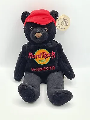 £9.99 • Buy Charlie Beara Hard Rock Cafe Manchester 9 Plush Soft Toy Beanie Bear & Tags 2001