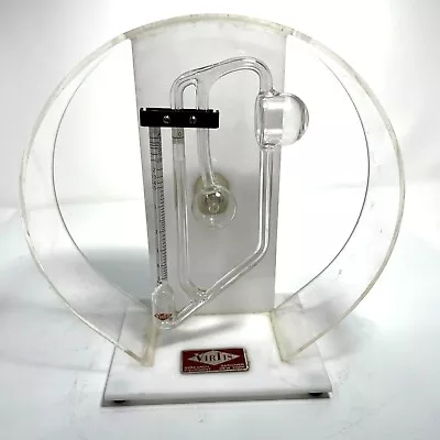 $290 • Buy Vintage VirTis Research Equipment McLeod Vacuum Pressure Gauge Glassware Empty