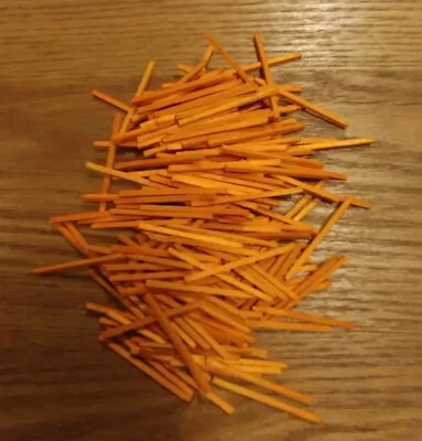 £3.19 • Buy 200 Orange Coloured Matchsticks - Model Craft Making - New