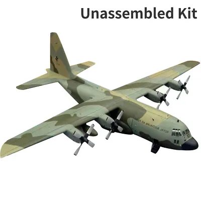 DIY 1:50 USAF C-130 Hercules Transport Aircraft Handcraft 3D Paper Model Plane • $19.97