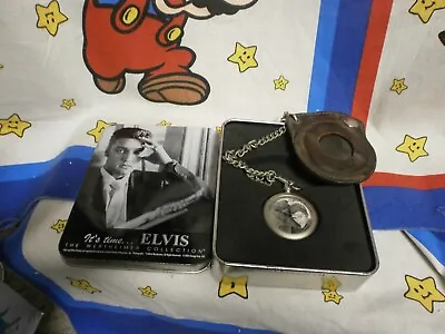 Elvis Presley Wertheimer Collection POCKET WATCH IN CASE RARE • $19.99