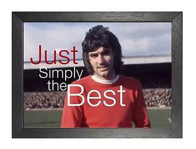 £11.99 • Buy George Best Simply The Best Poster Irish Football Player Sport Star Picture 