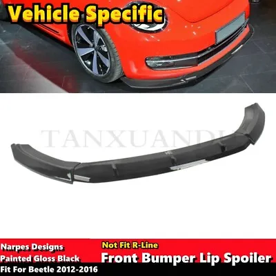 $78.98 • Buy NP Designs Front Bumper Lip Spoiler Splitter Fit For VW Beetle 2012-2016 Painted