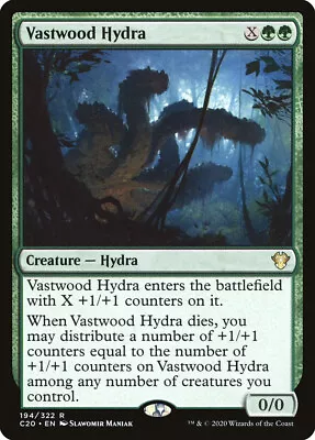 MTG Rare Vastwood Hydra X 4 NM - Commander 2020 • $4.75