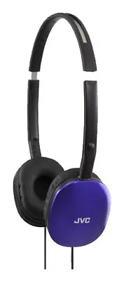 JVC - FLATS Over-the-Ear Headphones - Blue • $12.99