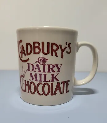 £5.95 • Buy Cadbury's Dairy Milk Chocolate Mug Staffordshire Tableware Made In England 