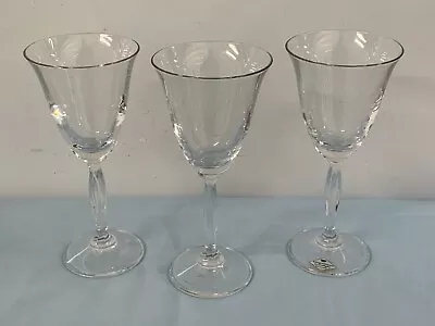 Mikasa Crystal   --  Illusion  --   Sherry Drink Glasses   --  3 • $22.99