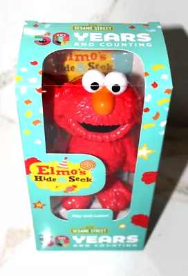 New Sealed Sesame Street Elmo Hide  & Seek Talking Game Toy Figure 50 Years • $14.25