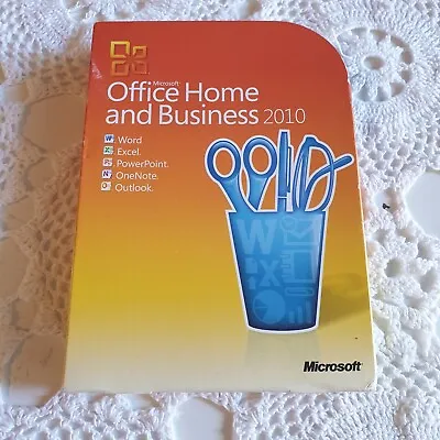 MICROSOFT Office 2010 Home And Business 2010 AUS STOCK With Disc Software • $77.72