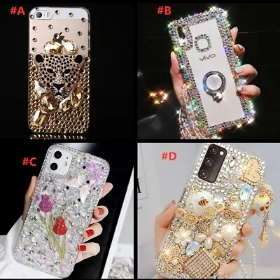 For Samsung Galaxy A10/A20/A30/A31/A41/A51/A71/A21S/A20E Phone Case Bling Cover • £15.59