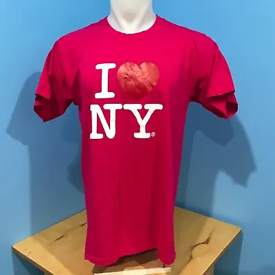 Genuine I Heart Love NY New York T Shirt Size L VGUC USA Made • $12.99
