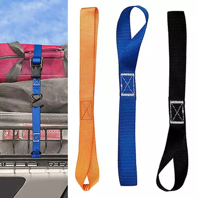 6X Soft Loop Tie Down Straps Or Securing ATV Motorcycles Scooters Dirt Lawn • $9.84