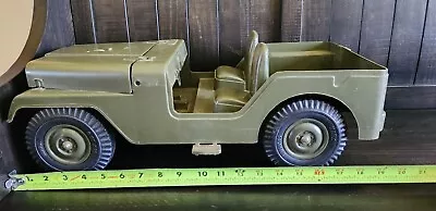 Marx Vintage Large 21  Army Jeep  • $40