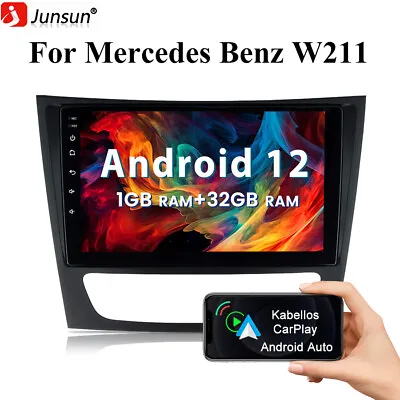 For Mercedes W211 2002-2007 1+32G Android Carplay Stereo Multimedia Radio BT SWC • $149.99
