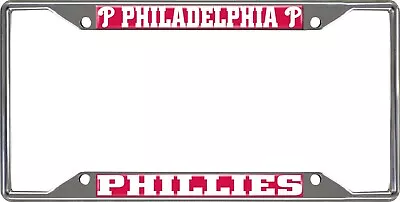 Fanmats MLB Philadelphia Phillies Chrome Metal License Plate Frame  • $14.49