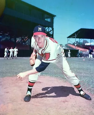 PF2-123 WARREN SPAHN Milwaukee Braves 1950s Pitcher COPY NEGATIVE 35mm • $12