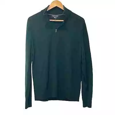 Banana Republic Men’s Italian Merino Wool Half Zip Sweater Size Large • $30