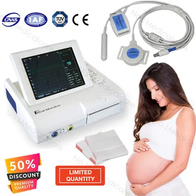 LCD Fetal Monitor Fetal Heart Rate FHR TOCO Fetal Movement Alarm&Recorder • $459