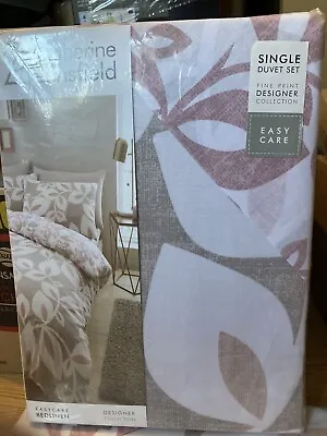 £14.99 • Buy Next Catherine Lansfield  Single Size Duvet Cover Bedding Bed Set New Home Decor