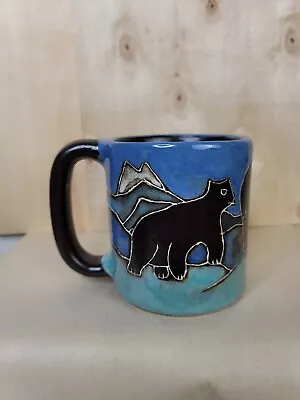 Vintage Mara Mug Mexico Black Bears In The Mountains 16 Oz • $22