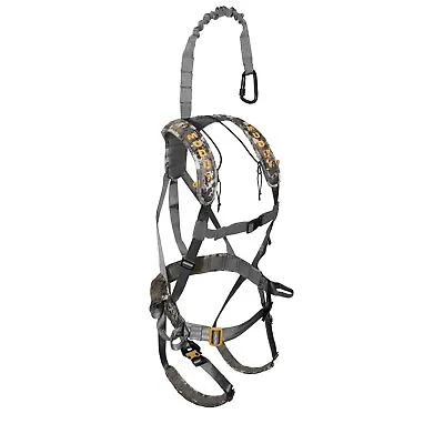 Muddy Ambush Hunting Quick Release Padded Deer Treestand Safety Harness Camo  • $72.79