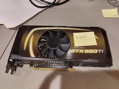 EVGA NVIDIA GeForce GTX 560 Ti 1gb • $50