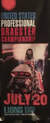 Lions Drag Strip Championship  SNAKE  CLASSIC 8 X17  Poster. Ford  Mopar • $16.75